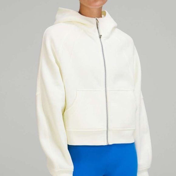 lululemon athletica Tops - Lululemon Oversized Scuba Full Zip Hoodie • Lemon Sorbet • XS / S